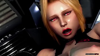 Monster fucks girl with big boobs (3D animation)