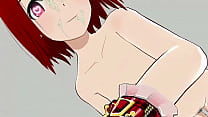 Azusa Miura Nude Dancing Hentai The Idolmaster Idol Heart MMD 3D RED HAIR COLOR EDIT SMIXIX