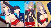 【エロゲーコイカツ！】爆乳jk「梓(オリキャラ)」のおっぱい揉みまくりH！(巨乳アニメ3DCG動画 【ヘンタイゲーム】)